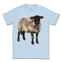 Dusty Blue suffolk ewe Classic Tee - BarkalooDesign