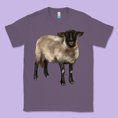Suffolk Ewe Classic Tee Designed By Barkaloodesign