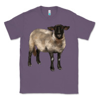 Lavender suffolk ewe Classic Tee - BarkalooDesign