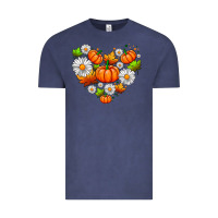 Vintage Denim pumpkin and daisies Vintage Tee - AdoDesignShop
