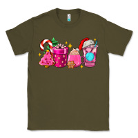 Army Green pink christmas coffee cups Classic Tee - AdoDesignShop