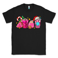 Black pink christmas coffee cups Classic Tee - AdoDesignShop