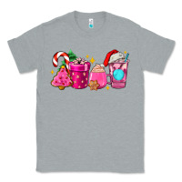 Heather Grey pink christmas coffee cups Classic Tee - AdoDesignShop