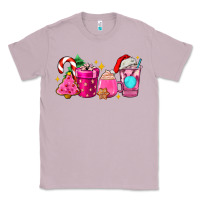 Lilac pink christmas coffee cups Classic Tee - AdoDesignShop