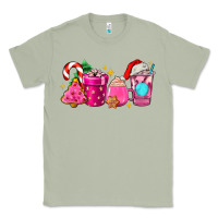 Matcha pink christmas coffee cups Classic Tee - AdoDesignShop
