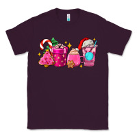 Plum pink christmas coffee cups Classic Tee - AdoDesignShop
