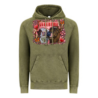 Vintage Olive valentine heifers Vintage Hoodie - RanaPortraitStore