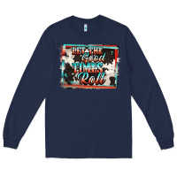 Navy let the good times roll Long Sleeve Tee - Jasminsmagicworld