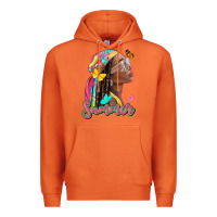 Carrot summer afro Premium Hoodie - NancyCooperArtShop