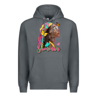 Rock summer afro Premium Hoodie - NancyCooperArtShop