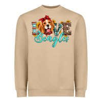 Mushroom love beagles Heavyweight Sweatshirt - Artiststas