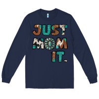 Navy Just Mom It Long Sleeve Tee - Jasminsmagicworld