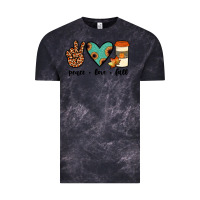 Cloud Black peace love fall Vintage Tee - JahusDesignShop
