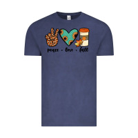 Vintage Denim peace love fall Vintage Tee - JahusDesignShop