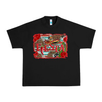 Black fiesta with sombrero background Urban Heavy Tee - Artiststas