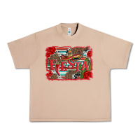 Burro fiesta with sombrero background Urban Heavy Tee - Artiststas