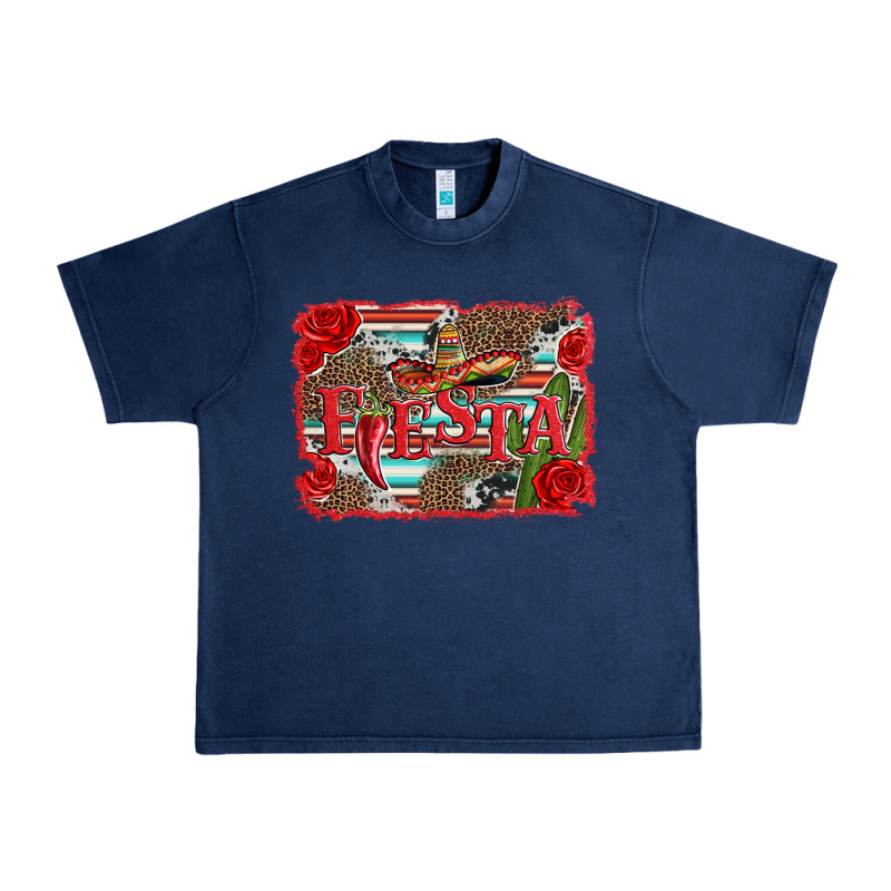 Fiesta With Sombrero Background Urban Heavy Tee by Artiststas | Teevron