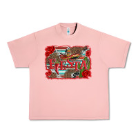 Salmon fiesta with sombrero background Urban Heavy Tee - Artiststas