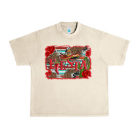 Sandshell fiesta with sombrero background Urban Heavy Tee - Artiststas