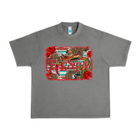 Tornado fiesta with sombrero background Urban Heavy Tee - Artiststas