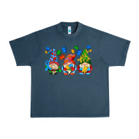 Midnight Navy autism gnomes Urban Heavy Tee - AdoDesignShop