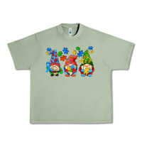 Oil Green autism gnomes Urban Heavy Tee - AdoDesignShop