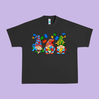 Autism Gnomes Urban Heavy Tee Designed By Adodesignshop