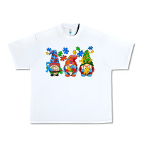 White autism gnomes Urban Heavy Tee - AdoDesignShop
