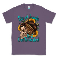 Lavender dead inside but caffeinated Classic Tee - Jasminsmagicworld