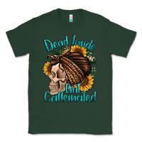 Sports Green dead inside but caffeinated Classic Tee - Jasminsmagicworld