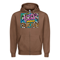Chestnut one loved teacher Zipper Hoodie - NancyCooperArtShop