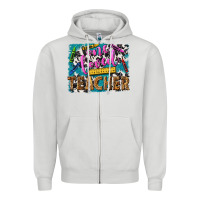 Dove Grey one loved teacher Zipper Hoodie - NancyCooperArtShop