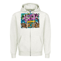 Oatmeal Heather one loved teacher Zipper Hoodie - NancyCooperArtShop