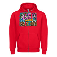 Red one loved teacher Zipper Hoodie - NancyCooperArtShop