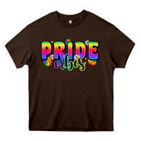 Chocolate Brown pride vibes Heavy Core Tee - Zillion Design Studio