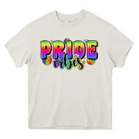 Cream pride vibes Heavy Core Tee - Zillion Design Studio