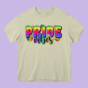 Pride Vibes Heavy Core Tee Designed By Zillion Design Studio