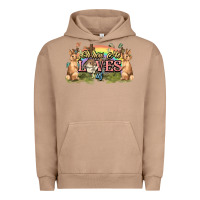 Pigment Burro Oh how he loves us cross Easter Day Urban Hoodie - HowdyJamesFarm