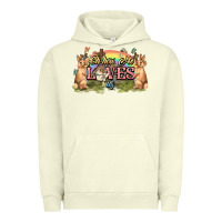 Pigment Pistachio Oh how he loves us cross Easter Day Urban Hoodie - HowdyJamesFarm