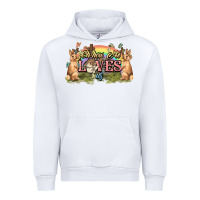 White Oh how he loves us cross Easter Day Urban Hoodie - HowdyJamesFarm