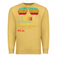 Antique Gold I Want to Break Free to Ride My Bicycle Want It All Premium Sweatshirt - Bettercallsaul