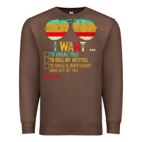 Chestnut I Want to Break Free to Ride My Bicycle Want It All Premium Sweatshirt - Bettercallsaul