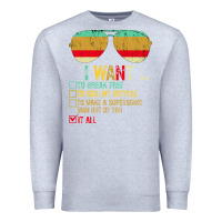 Heather Grey I Want to Break Free to Ride My Bicycle Want It All Premium Sweatshirt - Bettercallsaul