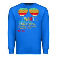 True Royal I Want to Break Free to Ride My Bicycle Want It All Premium Sweatshirt - Bettercallsaul