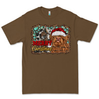 Cacao merry Christmas highland cow Premium Tee - RanaPortraitStore