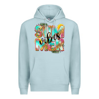 Blue Mist summer vibes Premium Hoodie - NancyCooperArtShop