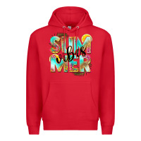 Red summer vibes Premium Hoodie - NancyCooperArtShop