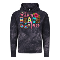 Cloud Black resting beach face Vintage Hoodie - AdoDesignShop