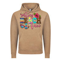 Vintage Coffee resting beach face Vintage Hoodie - AdoDesignShop