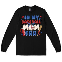 Black in my baseball mom era Long Sleeve Tee - JahusDesignShop